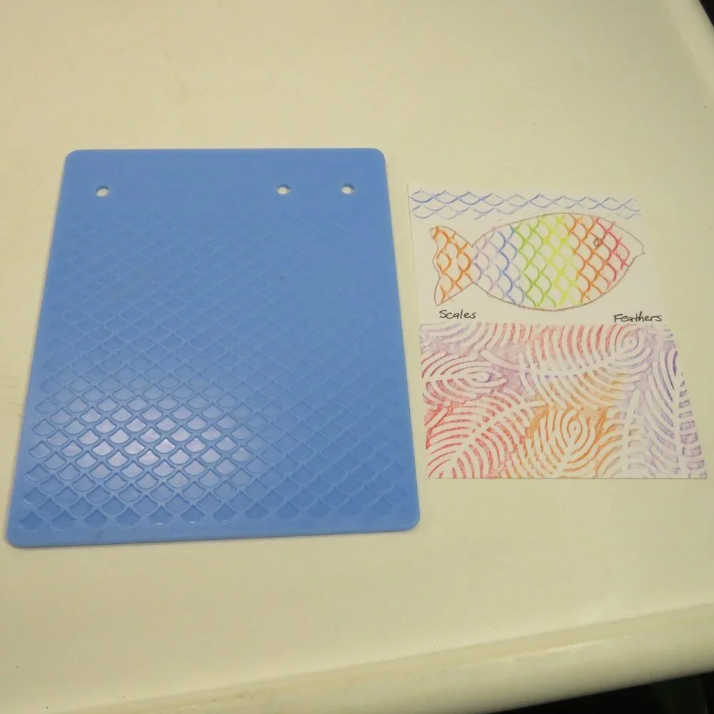 Fiskars Texture (4) Plates (thick) 7x5.75